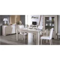 Demeyere Table De Salle à Manger Comptesse 170x90 -ATMOSPHERA Soldes table de salle a manger 170cmx90cm comtesse 2