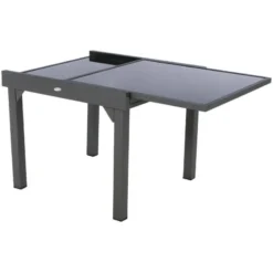 Table Piazza Extensible 8 Personnes Anthracite/graphite -ATMOSPHERA Soldes table piazza extensible 8 personnes anthracite graphite 3