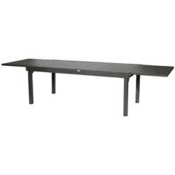 Table Rectangulaire Extensible Piazza 12 P. Graphite Hespéride -ATMOSPHERA Soldes table rectangulaire extensible piazza 12 personnes graphite hesperide 4
