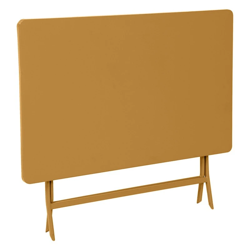 Table Rectangulaire Pliante Greensboro 4p Ocre Hespéride 3 Table Rectangulaire Pliante Greensboro 4p Ocre Hespéride – Image 3