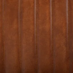 Tabouret De Bar En Cuir Marron Dario Atmosphera -ATMOSPHERA Soldes tabouret bar cuir marron dario atmosphera 3