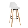 Tabouret Bar Maxon Simili Blanc Atmosphera