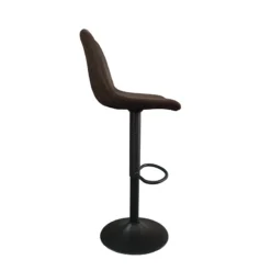 Tabouret De Bar Barcelona PU Brun Foncé -ATMOSPHERA Soldes tabouret de bar barcelona pu brun fonce 4