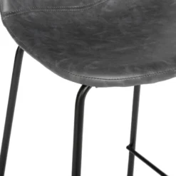 ATMOSPHERA Soldes -ATMOSPHERA Soldes tabouret de bar gris collection vladi 1