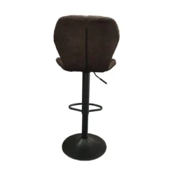 Tabouret De Bar Malaga PU Brun Foncé -ATMOSPHERA Soldes tabouret de bar malaga pu brun fonce 2