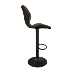 Tabouret De Bar Malaga PU Brun Foncé -ATMOSPHERA Soldes tabouret de bar malaga pu brun fonce 4
