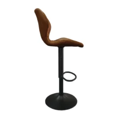 Tabouret De Bar Malaga PU Cognac -ATMOSPHERA Soldes tabouret de bar malaga pu cognac 4