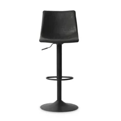 Tabouret De Bar Réglable Trevi PU Noir -ATMOSPHERA Soldes tabouret de bar reglable trevi pu noir 3