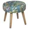 Tabouret Motifs Jungle H40 Sango Atmosphera