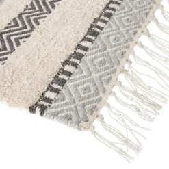 Tapis Coton à Franges Atmosphera -ATMOSPHERA Soldes tapis coton a franges atmosphera 4