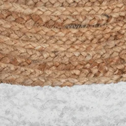 Tapis En Jute Bord Blanc D120 Atmosphera -ATMOSPHERA Soldes tapis en jute bord blanc d120 atmosphera 2