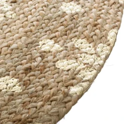 Tapis En Jute Rond Shine Atmosphera -ATMOSPHERA Soldes tapis en jute rond shine atmosphera 3