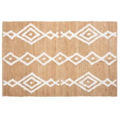 Tapis En Jute Tuft 170x120cm Atmosphera