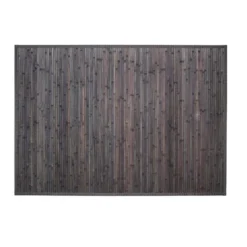 Tapis Latte Bambou 120x170cm Gris Foncé Atmosphera