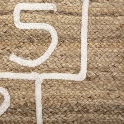 Tapis Marelle Jute 80x150 Cm Atmosphera -ATMOSPHERA Soldes tapis marelle jute 80x150 cm atmosphera 1 3