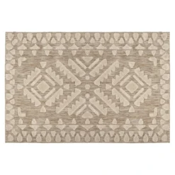 Tapis Rectangulaire Motifs Relief Hanae 150x230 Atmosphera