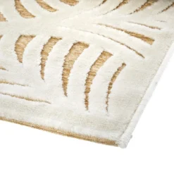 Tapis Rectangulaire Relief Feuille 160x230 Atmosphera -ATMOSPHERA Soldes tapis rectangulaire relief feuille 160x230 atmosphera 1 4