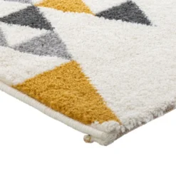 Tapis Triangle 120x170 Ilan Moutarde Atmosphera -ATMOSPHERA Soldes tapis triangle 120x170 ilan moutarde atmosphera 2