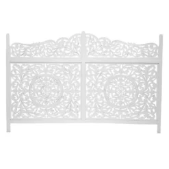 Tête De Lit Blanc Ajouré Fanny 123x182 Cm Atmosphera