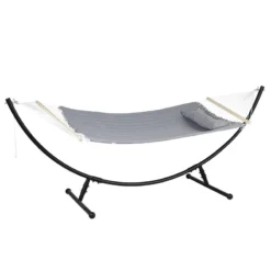 Toile De Hamac Matelassé Akio Gris Sans Pied Hespéride