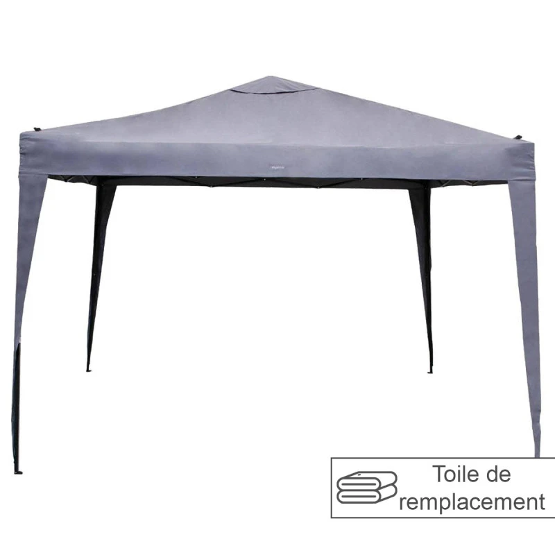 Toile De Tonnelle Easy Up Coloris Ardoise Hespéride 1 Toile De Tonnelle Easy Up Coloris Ardoise Hespéride