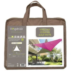 Toile Solaire 2x2x2m Curacao Taupe Hespéride -ATMOSPHERA Soldes toile solaire 2x2x2m luxe hesperide curacao taupe 2