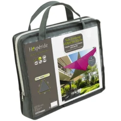 Toile Solaire 3x3x3m Curacao Gris Hespéride 9 Toile Solaire 3x3x3m Curacao Gris Hespéride -ATMOSPHERA Soldes toile solaire 3x3x3m luxe hesperide curacao gris 3