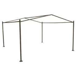 Tonnelle Certeli Carrée Forme Abri Coloris Graphite/ardoise -ATMOSPHERA Soldes tonnelle certeli carree forme abri coloris graphite ardoise 2