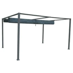 Tonnelle Palmeira 4x3 M Gris Ardoise Hespéride 8 Tonnelle Palmeira 4x3 M Gris Ardoise Hespéride -ATMOSPHERA Soldes tonnelle palmeira 4x3 m gris ardoise hesperide 3
