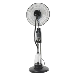 Ventilateur Brumisateur Rotatif Noir
