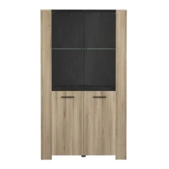 Demeyere Vitrine 2 + 2 Portes H174 Cm Sheffield -ATMOSPHERA Soldes vitrine 2 2 portes h174 cm sheffield 3