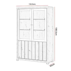 Vitrine 2 Portes + 2 Portes Vitrées Dijon -ATMOSPHERA Soldes vitrine 2 portes 2 portes vitrees dijon 1 4