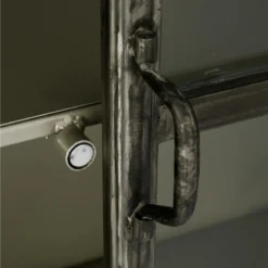 Vitrine Bibliothèque Broc Métal Noir Atmosphera -ATMOSPHERA Soldes vitrine bibliotheque broc metal noir atmosphera 3