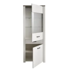 Demeyere Vitrine 2 Portes 1 Tiroir Marquis -ATMOSPHERA Soldes vitrine valet 1 porte 1 porte vitree pin andersen chene prata 3